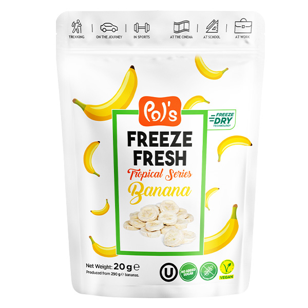 banane lyophilisée packaging