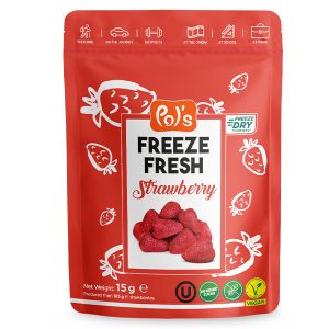 fraise lyophilisée packaging