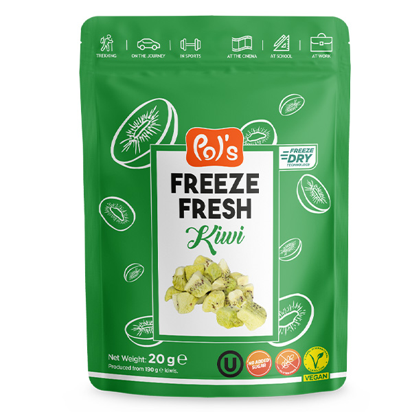 kiwi lyophilisé packaging